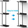 Estante para Toallas de Baño Transfronterizo Estante de Pared para Toallas Barra para Toallas Almacenamiento Multicapa Colgador de Toallas Estante de Baño