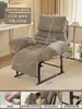 Sillón reclinable doble uso sentarse y dormir oficina se puede acostar se puede dormir individual plegable silla para siesta en el almuerzo silla de dormitorio silla de sofá perezoso