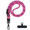 Goma para cordón de teléfono móvil de 10 mm de grosor, cuerda ajustable en diagonal, clip para teléfono móvil, cordón anti-pérdida, cordón para cuello