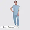 Uniformes Clínicos para Enfermeiros no Aliexpress, Conjuntos Cirúrgicos para Homens e Mulheres, Roupa de Trabalho Hospitalar Elástica, Uniformes Cirúrgicos Confortáveis para Laboratório