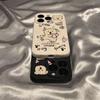 Funda con diseño de cachorro para iPhone 16, Pro Max, 14, 13 y 12, plisada, suave, para iPhone 11 y XR.