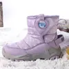 Botas de Nieve para Niñas 2026 Invierno Nuevo Modelo Zapatos Grandes de Algodón para Niños con Forro de Felpa, Botas Cálidas y Engrosadas Venta al por Mayor para Niños