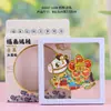 Imanes de Refrigerador Metálicos de Xinzhou, Atracciones Turísticas de Shanxi, Souvenirs Culturales y Creativos, Recuerdos Turísticos de Tendencia Nacional, Imanes de Refrigerador de Aleación al por Mayor