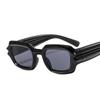 Caja Personalizada Gafas de Sol Verano Nuevo Gafas de Sol de Moda Cyber Celebridad Corrugado Hip Hop Gafas de Sol 2206