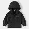 Jaquetas de Meninos Primavera e Outono 2025 Roupas Novas de Primavera e Outono para Crianças Estilo Ocidental Cor Sólida Blusas com Capuz Jaquetas de Meninos