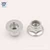 Fabricantes de Yixiong que especializam-se na produção de porca de travamento automático do anel de borracha sextavado da flange direta M3M4M5M6M8M10
