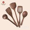 @ Alas de Pollo Xiao Mu Xian Espátula de Madera Cuchara para Sopa Espátula de Madera Natural sin Pintura para el Hogar Espátula Antiadherente Espátula con Mango Largo Cuchara