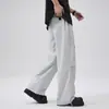 Roupas Masculinas Xintang 2026 Calça Casual Masculina de Corte Reto, Fina e Solta para Primavera/Verão, Secagem Rápida, Calça de Trabalho para Paraquedista Americano para Homens
