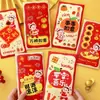 Envelopes Vermelhos Desenho Animado do Ano do Cavalo, Envelopes Vermelhos Estilo Chinês de Ano Novo, Envelopes Criativos de Dinheiro da Sorte, Novos Pacotes Personalizados de Dinheiro da Sorte do Deus da Riqueza