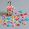 Tortugas de Frutas y Verduras que Brillan en la Oscuridad Figuras de Resina en Bolsas Sorpresa Juguetes de Juego de Imitación para Niños Set de Celebridad de Internet Tortugas de Frutas y Verduras