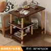 Mesa de centro moderna y minimalista para uso doméstico, adecuada para salas de estar, con múltiples niveles, diseñada para colocarse junto a un sofá y con un estante de almacenamiento creativo y multifuncional, ideal para apartamentos pequeños