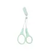 Tesoura para aparar sobrancelhas com pente para sobrancelhas, aparador, pinça de maquiagem para sobrancelhas, pequena faca para aparar sobrancelhas, conjunto completo de tesouras de beleza para mulheres