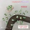 Decoraciones de Arte de Uñas con Pedrería de Flor de Cinco Pétalos Gota de Agua, Coloridas y Brillantes Accesorios de Flor con Pedrería Rosa Champaña de Punta