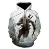 Comercio electrónico transfronterizo Europa y Estados Unidos nuevo Assassin's Creed impresión 3D moda chalecos holgados con capucha para parejas fabricantes suministro directo