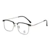 Gafas Fotocromáticas para Miopía Negocios Lente Anti Luz Azul Color Patchwork Ingeniería Montura de Hombre Montura Suave Gafas para Miopía