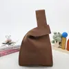 Bolsa de Regalo de Mano de Color Sólido Bolsa de Regalo para Dulces Bolsa Tejida Simple Bolsa Ins Bolso Explosivo Bolsa Tejida Versátil