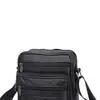 Amazon Venta Caliente Bolso de Cuero Genuino para Hombre Bolso Cruzado de Hombro Casual de Moda Bolso Barato para Hombre Venta al por Mayor de Fábrica