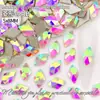 5*8mm Rombo Manicure Retangular Diamante Quatro Cantos Cubo de Açúcar Diamante Fundo Afiado Micro Diamante Manicure Decorativa Diamante de Manicure Atacado
