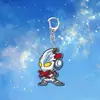 Chaveiro Acrílico Ultraman Pingente Zero Belial Tiga Decoração de Mochila de Estudante Presente Fofo