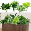 TEMU Amazon simulação de planta verde falsa simulação de planta verde grama persa planta verde material de parede decoração simulação planta