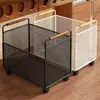 Suporte de armazenamento de mochila sob a mesa caixa de livros móvel cesta de armazenamento de livros para sala de aula de estudante sob a mesa com rodas pequeno carrinho