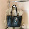 Bolso Grande de Mujer Vintage 2026 Nuevo Casual Simple Bolso de Hombro Bolso Tote Versátil para Viajes