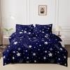 Comercio Exterior Transfronterizo Suministro de Amazon Fibra de Poliéster 100% Estampado Cepillado Funda de Edredón y Funda de Almohada Juego de Tres Piezas