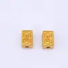 Pulseira Colar Pingente de Contas da Sorte com Zircônia Incrustada em Ouro Estilo Antigo Acessórios de Joias Fofos DIY Venda por Atacado