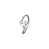 Anillo de Plata de Ley S925 con Estrella de Cinco Puntas para Mujer Moda Elegante Nicho Diseño Simple Estilo Frío Anillo para Dedo Índice Envío Directo