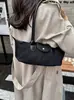 Bolso Estilo Coreano Nicho Retro Gamuza Mango Largo Baguette Mujer 2026 Nuevo Versátil Gran Capacidad Hombro Único Axila