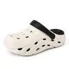 Nuevos Zuecos de Color Sólido con Suela Gruesa para Hombre del Gran Fabricante de Fujian, Sandalias de Playa, Medias Zapatillas Cerradas Antideslizantes para Hombre, Verano al Aire Libre