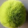 Llavero de Peluche Bola de Pelo Imitación Piel de Conejo Rex Llavero de Coche Colgante Bola de Pelo Accesorios de Joyería para Equipaje Mochila