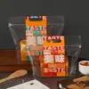 Bolsa de Embalaje para Pan Tostado con Asa, Pan de Molde Rebanado Auto-Sellante 450g, Bolsa Transparente con Cierre para Panadería 250g