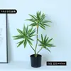 Planta en maceta de lirio y bambú simulación planta verde diseño de jardinería planta de paisajismo adornos flores decorativas planta verde simulación venta al por mayor