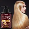 Sumax Exportación Transfronteriza Empaque en Inglés Botella Negra con Dispensador 150ml Colágeno de Marruecos Queratina