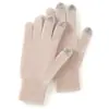 Novas luvas de cashmere, luvas quentes de inverno, compatíveis com tela sensível ao toque, macias e amigáveis à pele, com elasticidade moderada