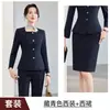 Elegantes y estilosos uniformes para personal de atención al cliente, ropa de trabajo para recepción, uniformes de trabajo para joyerías y salones de belleza, trajes profesionales de otoño, blazers para mujer