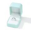 Suministro Directo Transfronterizo de Cajas de Joyería de Cuero PU de Alta Gama con Esquinas Redondeadas y Tacto Premium para Guardar Collares, Pulseras y Anillos, Disponibles para Venta al por Mayor