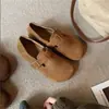 Versión de Piel de Vaca~Zapatos Birkenstock Slip-on de Suela Suave para Mujer con Tacón Oculto de 3cm Zapatos Individuales para Persona Perezosa 2026 Nuevos Mocasines Genuinos de Cuero