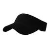 Fabricante Oem Personalizado para Homens e Mulheres Transferência de Calor Logotipo Bordado Boné Viseira de Golfe Versátil Topo Plano Proteção Solar Respirável