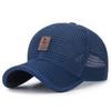 Sombrero de verano de malla transpirable para hombre y mujer, gorra de béisbol de malla hueca para exteriores