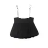 Estilo Europeo y Americano Transfronterizo Z Nueva Moda Elegante Ropa para Mujer al por Mayor Top con Hebilla Forma de Globo 5584228