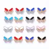 Moda joias de borboleta com óleo pingado anéis duplos colar pulseira acessórios liga pingente de diamante pingente de bebê diy