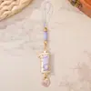 Nuevo Colgante de Llavero de Bambú de la Fortuna Brocado Canción Nueva para Teléfono DIY Souvenir Cultural Creativo Recuerdo de Viaje Adorno Pequeño