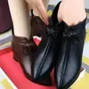 Botines Bajos de Piel Suave con Relieve para Mujer, Otoño/Invierno 2026, Botas Estilo Martin de Punta Fina con Lazo, Botas Individuales de Tacón Grueso de Moda