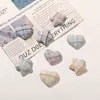 Corazón de Tela Rayada Fresco y Sencillo Botones de Estrella de Cinco Puntas Accesorios para el Cabello DIY Ropa Accesorios para Zapatos Accesorios para Fundas de Teléfono