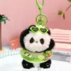 Venda quente desenho animado fofo animal de estimação de pelúcia com cabelo frito pingente de boneca rede popular acessórios para pendurar na bolsa gatinho com cabelo frito presente atacado