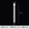 Botella Plástica Sellada Transparente Delgada para Guardar Agujas, Soporte para Tubos de Ensayo, Jeringa, Accesorios para Agujas de Coser a Mano y Botella para Guardar Agujas de Ropa