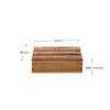 Reposapiés de Madera Maciza Anticorrosión Taburete Escalón para Balcón Exterior Reposapiés Elevador de Altura para Cocina Interior Reposapiés para Oficina