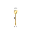 Conjunto de Utensílios Públicos Transfronteiriço, Colher e Garfo de Servir, Colher de Sopa de Aço Inoxidável 304, Colher de Servir Pública para Cantina, Colher de Servir para Self-Service de Hotel